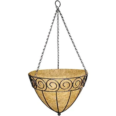 Afbeelding van Cone hanglamp, zwart en naturel