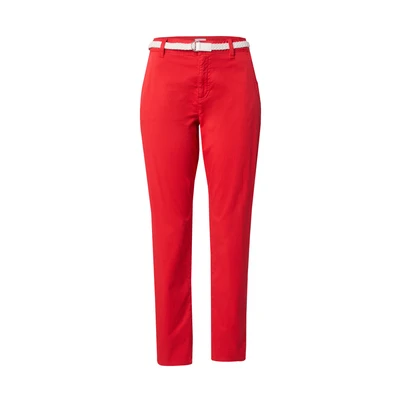 Afbeelding van s.Oliver tapered regular waist casual broek rood