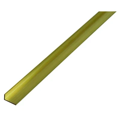 Afbeelding van Alberts 471538 hoekprofiel messing 1000 x 20 10 mm