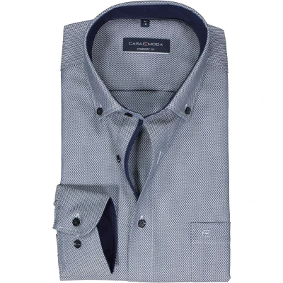 Afbeelding van Casa Moda Comfort Fit Overhemd blauw, Effen