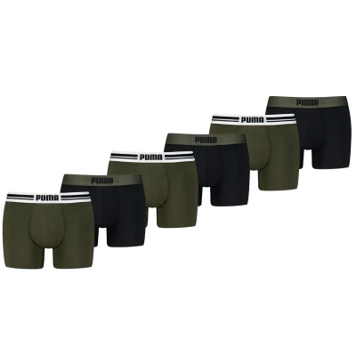 Afbeelding van 6 x Puma Boxershort Everyday Placed Logo Forest Night maat XL