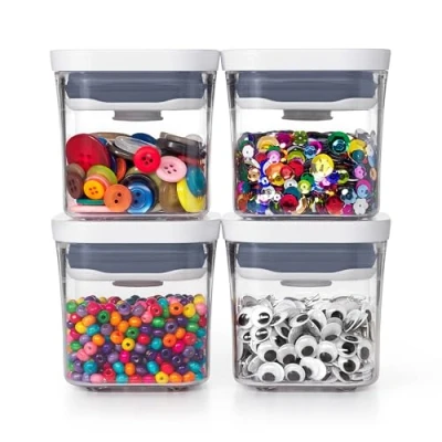 Afbeelding van OXO 11236100 Piece Container Good Grips Mini pop containerset, 4 delig, plastic, doorzichtig