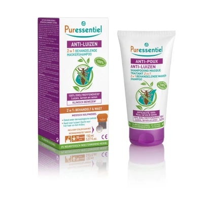 Afbeelding van Puressentiel A/luizen Sh Behand. 2in1 150ml + Kam