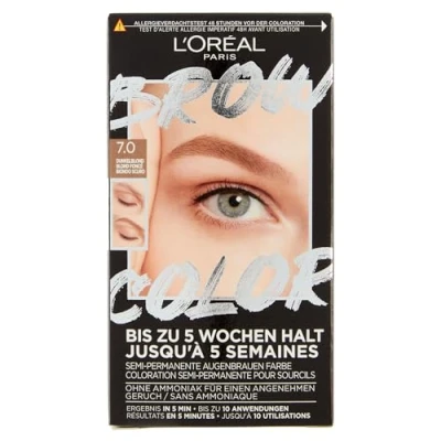 Afbeelding van L&#039;Oréal Paris BROW Color Wenkbrauwverf, Dames, Maat: 33.5 g, Dunkelblond