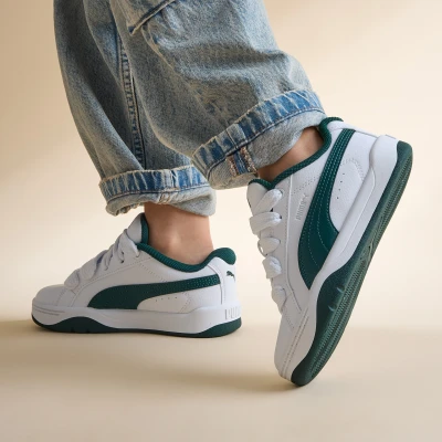 Afbeelding van Puma Trinity Lite Sneakers grijs Textiel Kids Maat 30