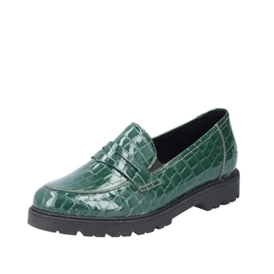 Afbeelding van Rieker Mocassin groen Maat 39
