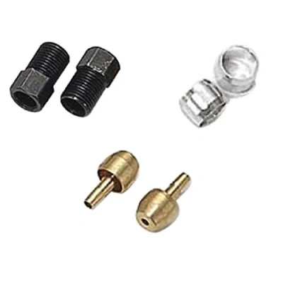 Afbeelding van XLC BR X65 aansluitkit voor schijfremleiding, uniseks, volwassenen, zwart, zilver, unismaat