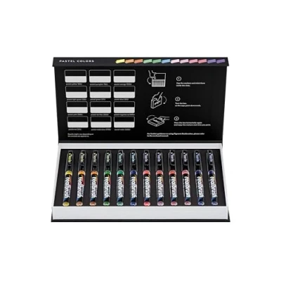 Afbeelding van Karin Realbrush Pigment Set Pastel Colors Collection 12 stuks