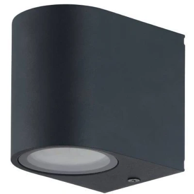 Afbeelding van EGLO, Wandlamp + plafondlamp, 33442 MEDELLIN GU10 Buiten wand /plafondlamp antraciet IP44