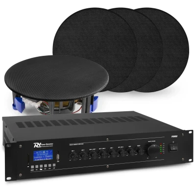 Afbeelding van Geluidsinstallatie met 4x NCSP5B inbouw speaker en PRM60 versterker