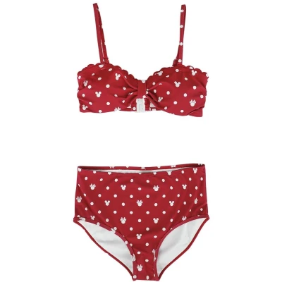 Afbeelding van Mickey &amp; Minnie Mouse Dots Bikini Set meerkleurig XL
