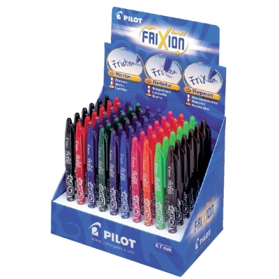 Afbeelding van Rollerpen PILOT Frixion BL FR7 0.35mm assorti display 60 stuks