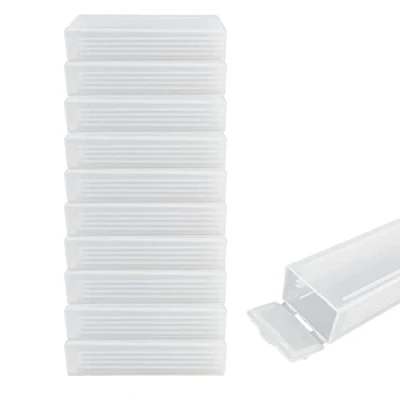 Afbeelding van 10 Packs Microscoop Slides Dispenser Dozen, Plastic Rechthoek Glas Houder Slide Box voor Laboratorium 5