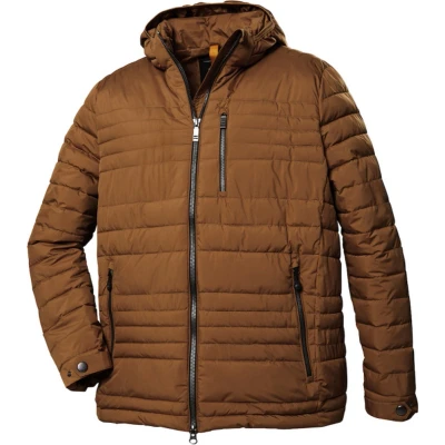 Afbeelding van STOY heren jas padded stepp tussen 39806 camel maat 3XL