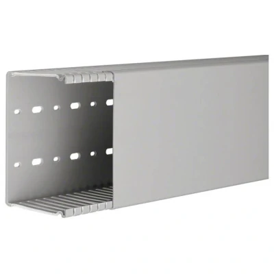 Afbeelding van Hager tehalit ba6 bedradingskoker hxbxl 85x129x2000mm doorsnede 10320mm2 bodemperforatie steengrijs ral7030 ba68012007030b