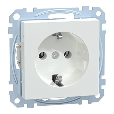 Afbeelding van Merten MEG2301 0325 Wandcontactdoos System M Wit