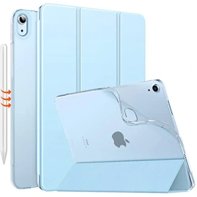 Afbeelding van MoKo for iPad Air 6th Generation 11 inch Case (M2) 2024, 5th/4th Gen 10.9&quot; 2022/2020, Translucent Frosted Soft TPU Back Cover 6/5/4 Gen, Slim Case, Sky Blue