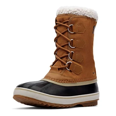 Afbeelding van Sorel 1964 PAC Nylon WP Snowboots, Heren, Maat: 40, Camel brown/black Imitatieleer/ textiel
