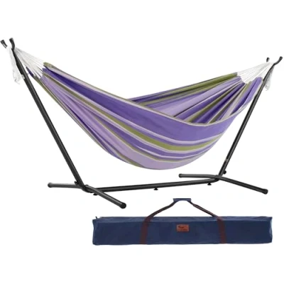 Afbeelding van Vivere Dubbele Hangmat met Standaard Tranquility