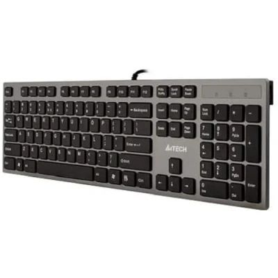 Afbeelding van A4 Tech Toetsenbord KV 300H Slanke USB hub ultraplat
