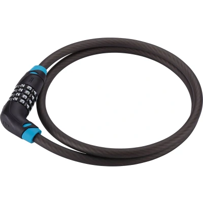 Afbeelding van BBB Cycling CodeSafe Fietsslot Kabelslot Fiets Cijferslot Zwart 10 mm x 100 cm BBL 36