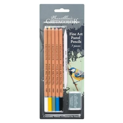Afbeelding van CRETACOLOR Fine Art pastelstiften met hoge lichtechtheid, 7 delig, 1 stuk (1 stuk)