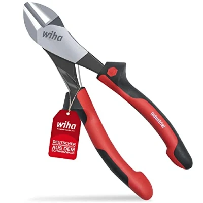 Afbeelding van Wiha Krachtzijkniptang Industrial met DynamicJoint® In en uitschakelbare openingsveer 200 mm blister 41327