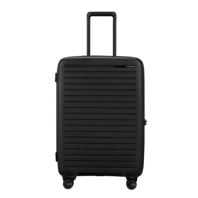 Afbeelding van Samsonite Restackd Spinner 68 EXP black Harde Koffer