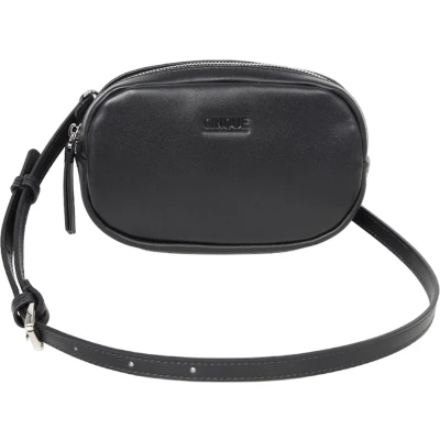 Afbeelding van CINQUE Leren Schoudertas Avondtas Diane Crossbag Black Zwart