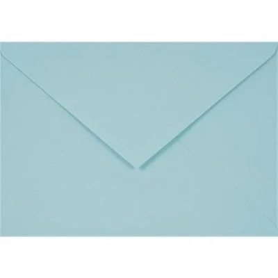 Afbeelding van Netuno 100 enveloppen lichtblauw C6 114x162mm 115g Sirio Color Celeste elegant voor bruiloft verjaardag doop Kerstmis uitnodigingskaarten