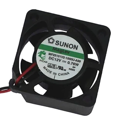 Afbeelding van Ventilator 12V DC 0,36W 25x25x10mm 5,1m3/h 9600U/Min Sunon MF25101V21000UA99