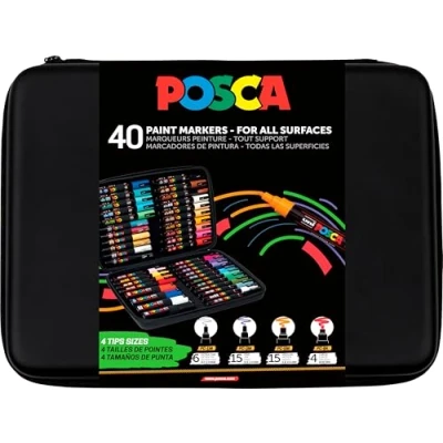 Afbeelding van Posca, Marker, Marker UNI Koffer 40x
