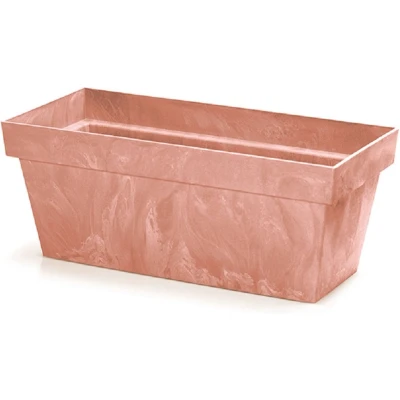Afbeelding van Prosperplast plantenbak/bloembak kunststof 39 x 18 16 cm terra cotta