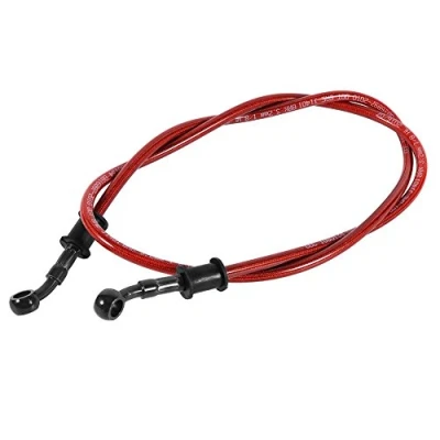 Afbeelding van motorfiets remslang buis, 1200 mm staal gevlochten remleidingen hydraulische rem schijfrem accessoires