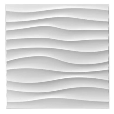 Afbeelding van 40 stukken 10m² 3D panelen 50x50 cm PVC kunststofpanelen wandpanelen muurpaneel Muurdecoratie Waterdicht plafond look harde Wall Panels