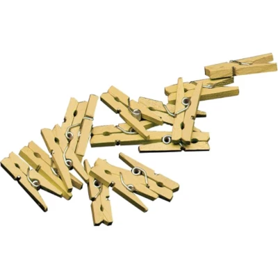 Afbeelding van Jep Party Goud Mini 20 Stuks Knijpers 420210