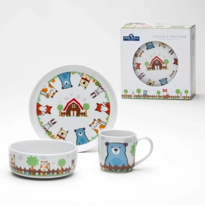 Afbeelding van Kindergeschirr Set Fuchs und Freunde van 3