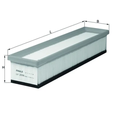 Afbeelding van Knecht Luchtfilter LX 2039