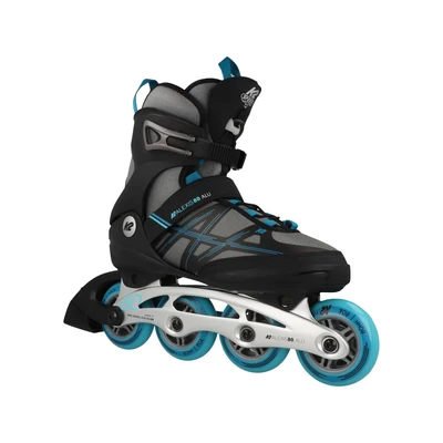 Afbeelding van K2 Skates dames inlineskates ALEXIS 80 ALU, grijs cyaan, 30G0417.1.1.070