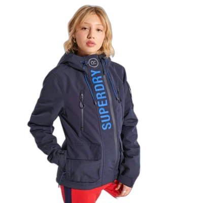 Afbeelding van Superdry Ultimate SD Windcheater Jas, Dames, Maat: 36, Nordic chrome navy mazarine blue