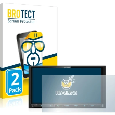 Afbeelding van BROTECT Screenprotector voor Kenwood DMX 8020 DABS Folie Beschermfolie transparant (2 Stuks)