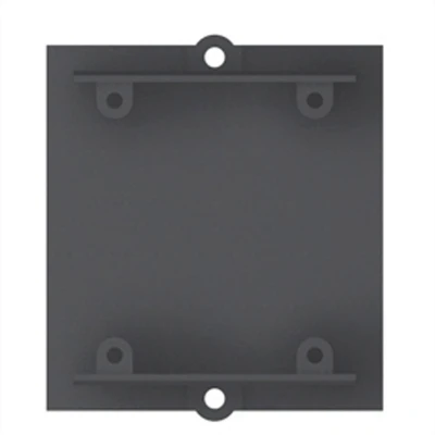 Afbeelding van BACHMANN custom module blind deksel met schroefdome, zwart