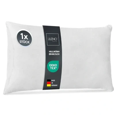 Afbeelding van LILENO HOME Set van 1 kussen vulling 30x50 cm Binnenkussen wasbaar op 40C geschikt voor mensen met allergieën Polyester bank, sofa, cocktail, en hoofdkussen