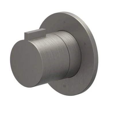 Afbeelding van IVY Pact afbouwdeel 3 weg stop omstel symmetry Geborsteld Metal Black PVD