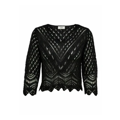 Afbeelding van JDY gehaakte top JDYNEW met open detail beige