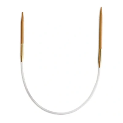 Afbeelding van Seeknit KA06127 Rondbreinaalden, bamboe, bruin, 23 cm x 2,5 mm