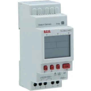 Afbeelding van Beg ts dw 2 nfc digitale weekschakelklok voor din rail montage 93152