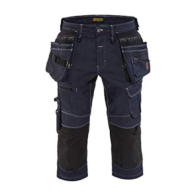 Afbeelding van Blaklader Piraatbroek denim stretch X1900 1991 1141 Zwart C56