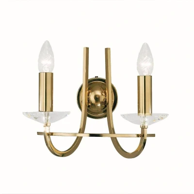 Afbeelding van KOLARZ Imperial wandlamp, messing, 2 lamps