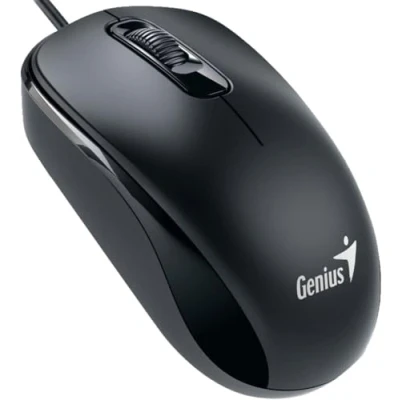 Afbeelding van Genius DX 110 optische muis USB 1000 DPI zwart 3 toetsen scroll